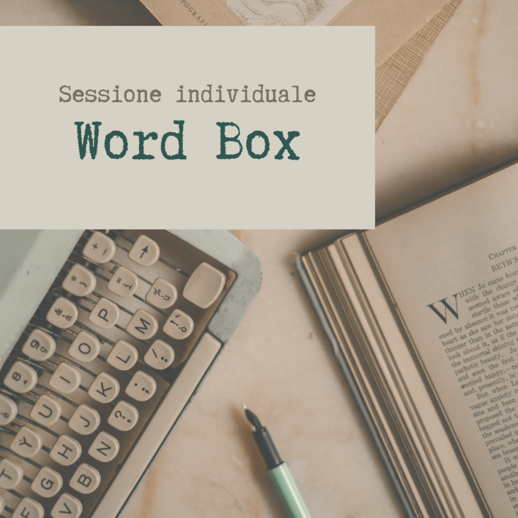  Sessione individuale WORD BOX 